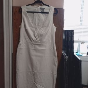Eccoci white dress with insert lace sz 12 ,bridal, engagement, party